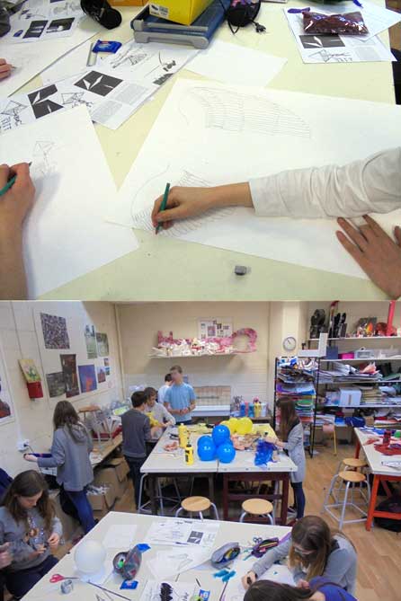 Journee mondiale de l'art 2015 college Hélène Boucher