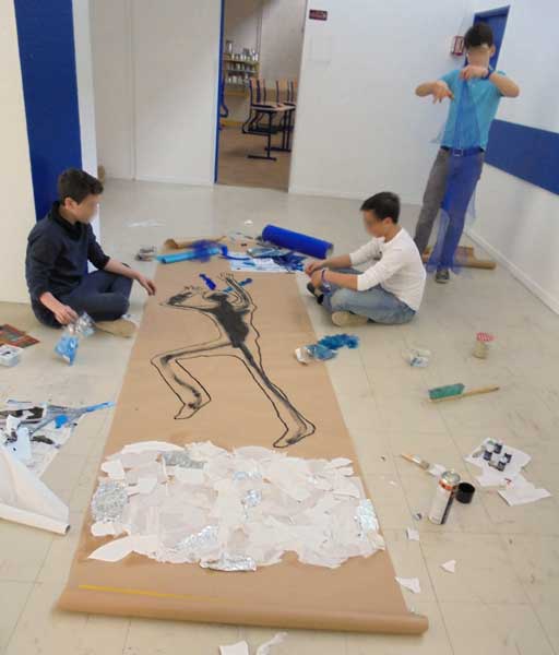 Journee mondiale de l'art 2015 college Hélène Boucher