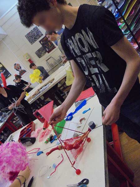 Journee mondiale de l'art 2015 college Hélène Boucher