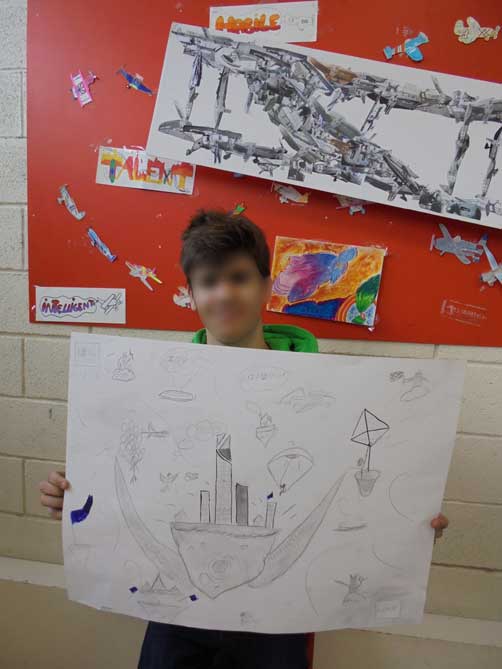 Journee mondiale de l'art 2015 college Hélène Boucher