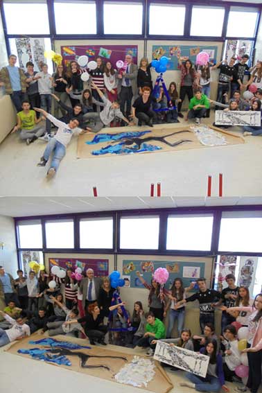 Journee mondiale de l'art 2015 college Hélène Boucher