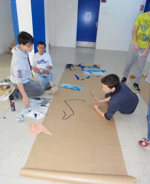 Journee mondiale de l'art 2015 college Hélène Boucher